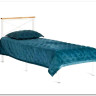 Купить Кровать Iris (mod.9311) дерево гевея/металл, 90*200 см (Single bed), Белый (White) с доставкой по России по цене производителя можно в магазине Другая Мебель в Астрахани