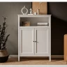 Стеллаж Ева (Хельга) REG/125 белый BRW
