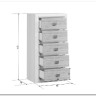 Комод Koen КОМ5S ясень снежный BRW