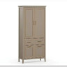 Шкаф Classic REG4D1S глиняный серый BRW