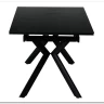 Стол обеденный Signal NORTON 160 (черный/черный)