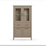 Шкаф-витрина Classic глиняный серый REG2W2D1S/170 BRW