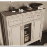 Шкаф-витрина Classic глиняный серый REG2W2D1S BRW