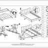 Кровать SANDY 160/200 Halmar