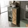 Комод Siena KOM3S дымчатый зеленый/дуб вотан BRW